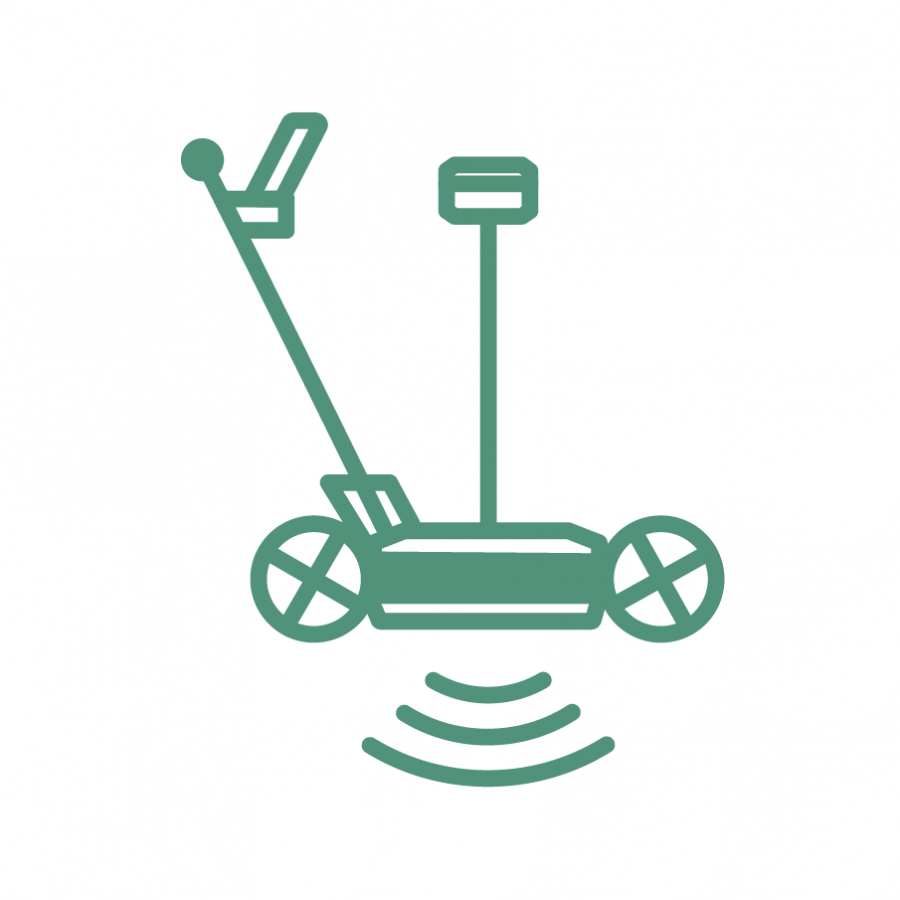 ground penetration radar unit with GPS tracking